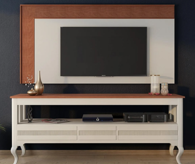 Sala dos sonhos: personalize seu ambiente com um painel de madeira inspirador